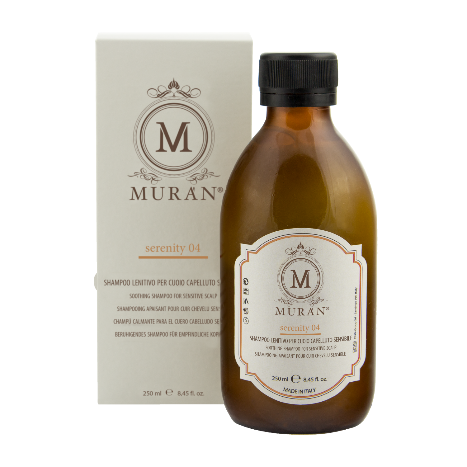 MURÀN – Shampoo Serenity 04 Calmante Couro Cabeludo Sensível 250ml